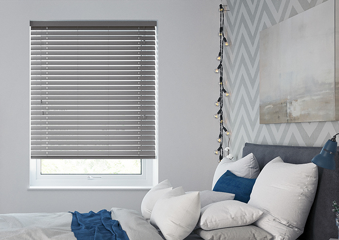 Ecowood, Chic Grey Satin - Motorised Venetian Blind - Image 3